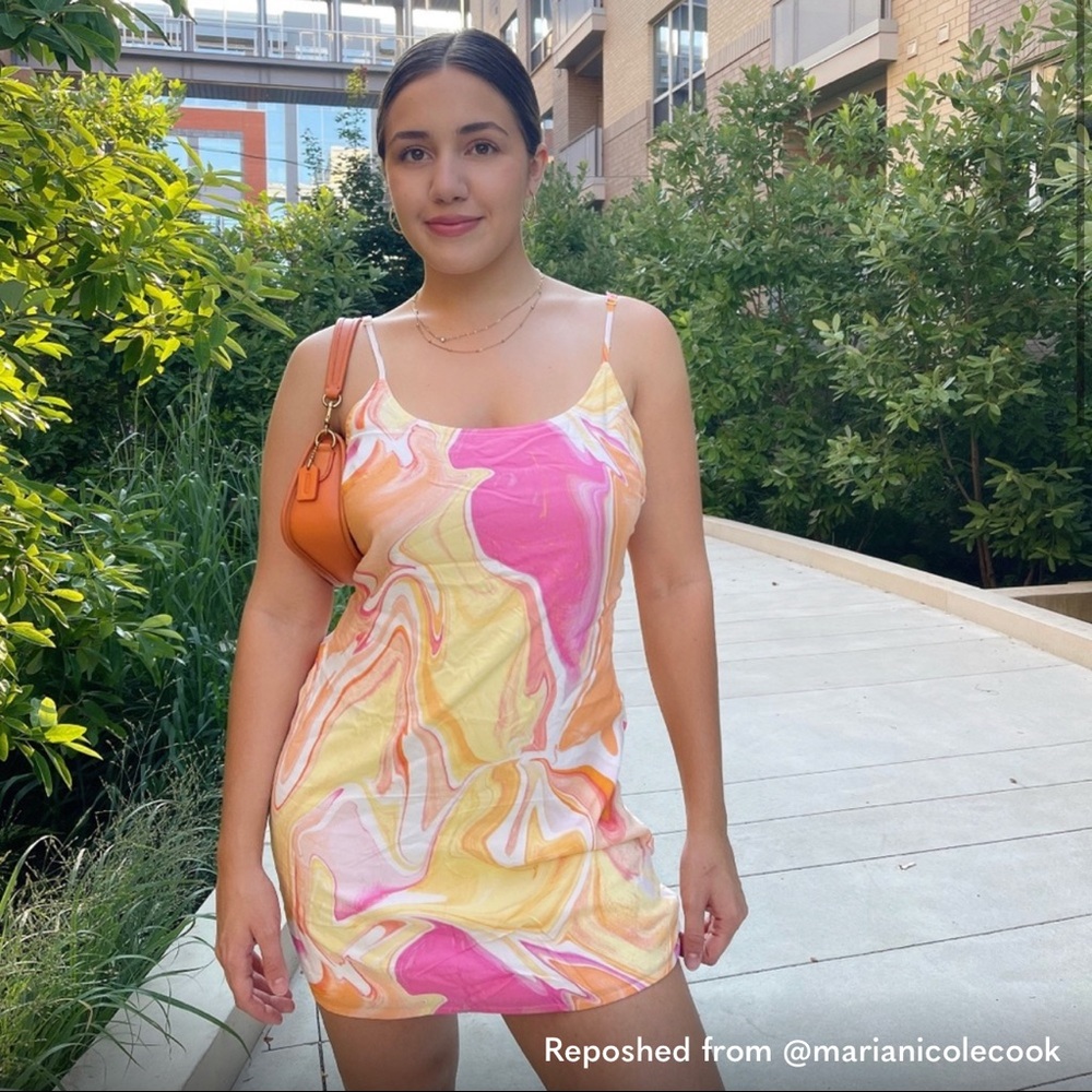 Tie Dye Mini Dress (NWT)